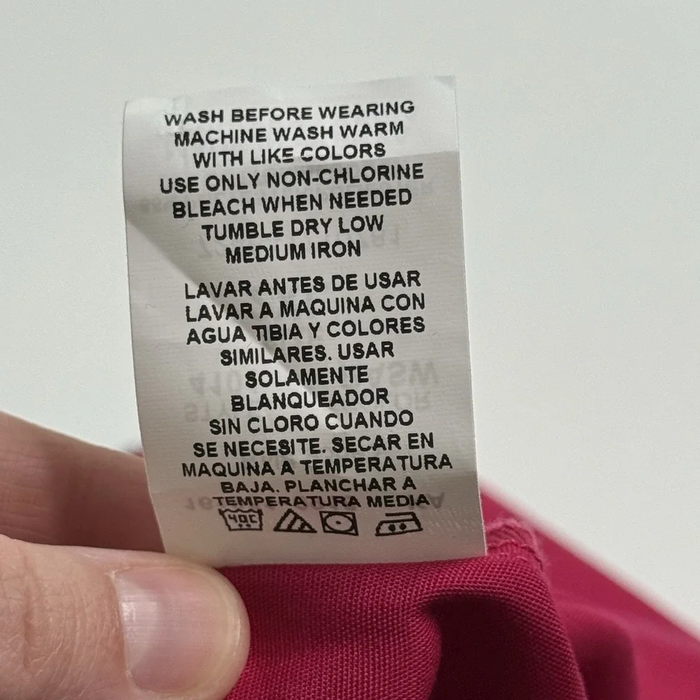 Cherokee Scrubs Pants Pink Womens 2XL Drawstring Raspberry‎ 4101 Modern Classic